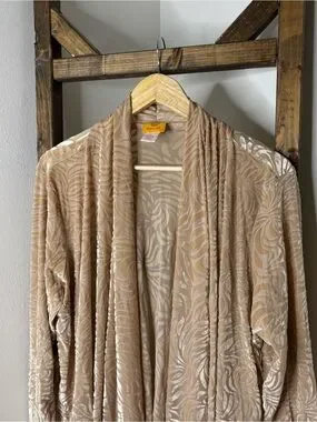 Ruby Rd. | Sweaters | Ruby Rd Velvet Burnout Openfront Cardigan Sweater ...